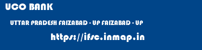 UCO BANK  UTTAR PRADESH FAIZABAD - UP FAIZABAD - UP   ifsc code